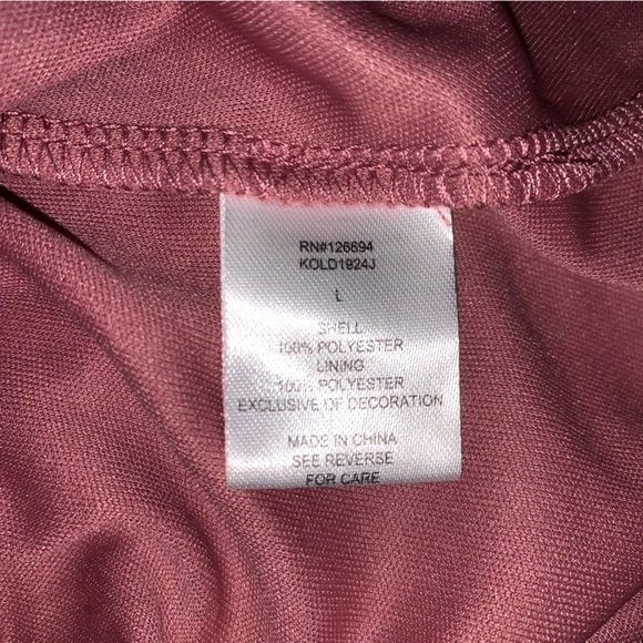 Live to be Spoiled floral mini dress size Large juniors NWT - Picture 5 of 6